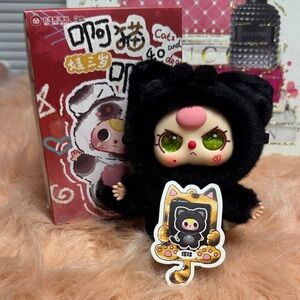 Baby Three Cats and Dogs - Black Cat